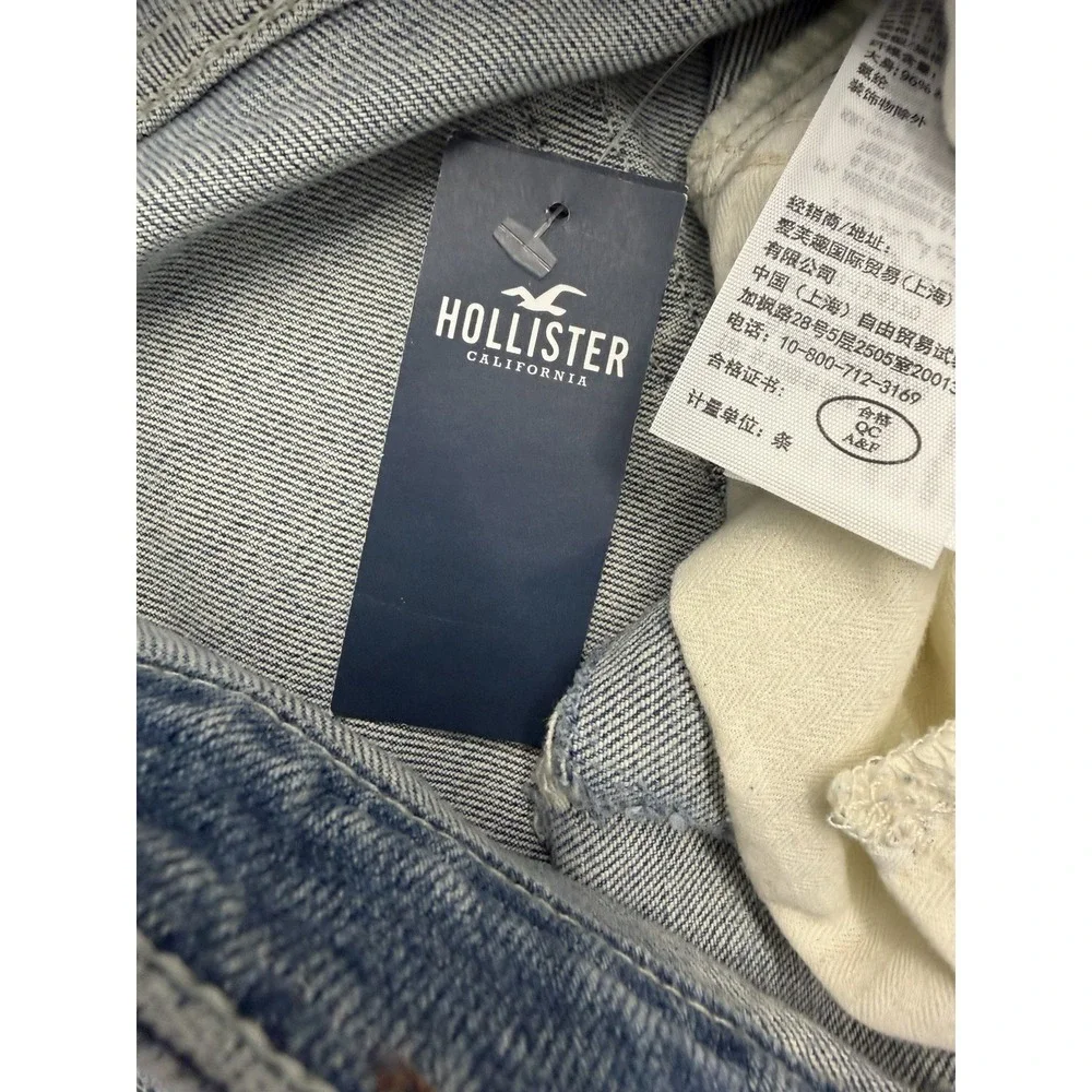 Hollister Women's Ultra High Rise Vintage Straight Crop Jeans Sz 9R 29x26 NWT - Picture 5 of 10